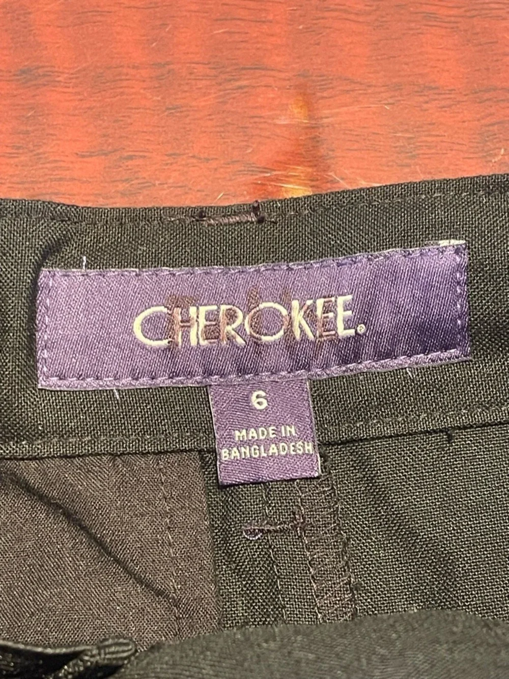 Cherokee Boys Size 6 Black Dress Pants Adjustable Waist Dark Academia School